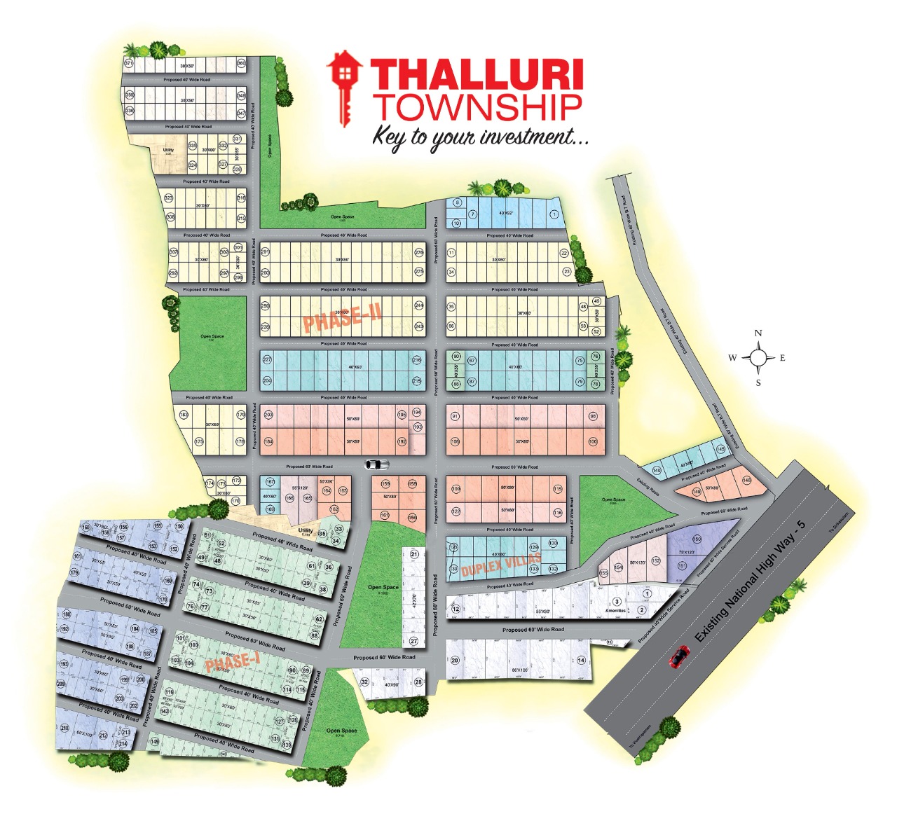 Thalluri Township Site Plan