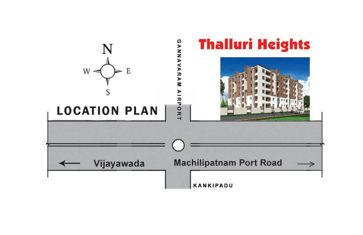 Thalluri Heights Location Map